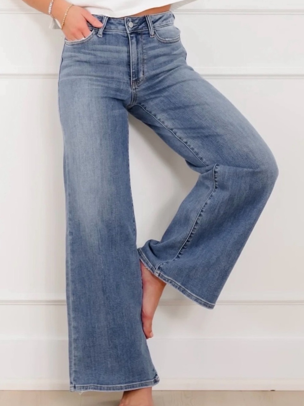 Judy Blue Retro Wide Leg Jean 22 Wide
